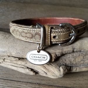 COACH Pet Collar and Leash